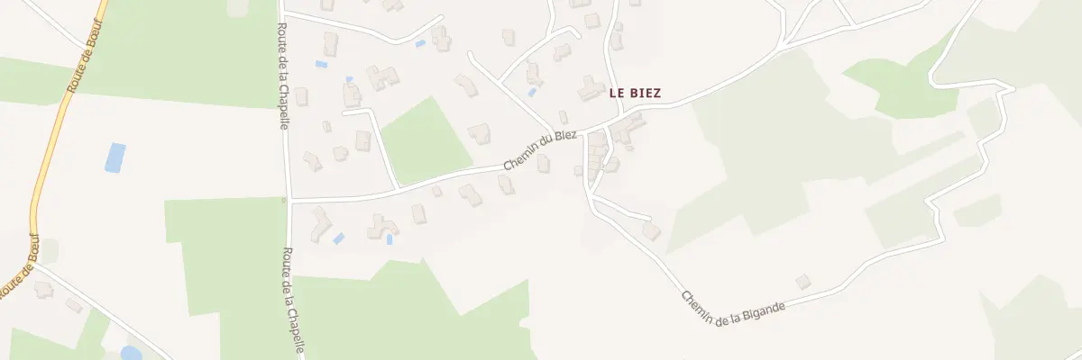 Plan du 254 Che du Biez à Saint-Pierre-de-Bœuf