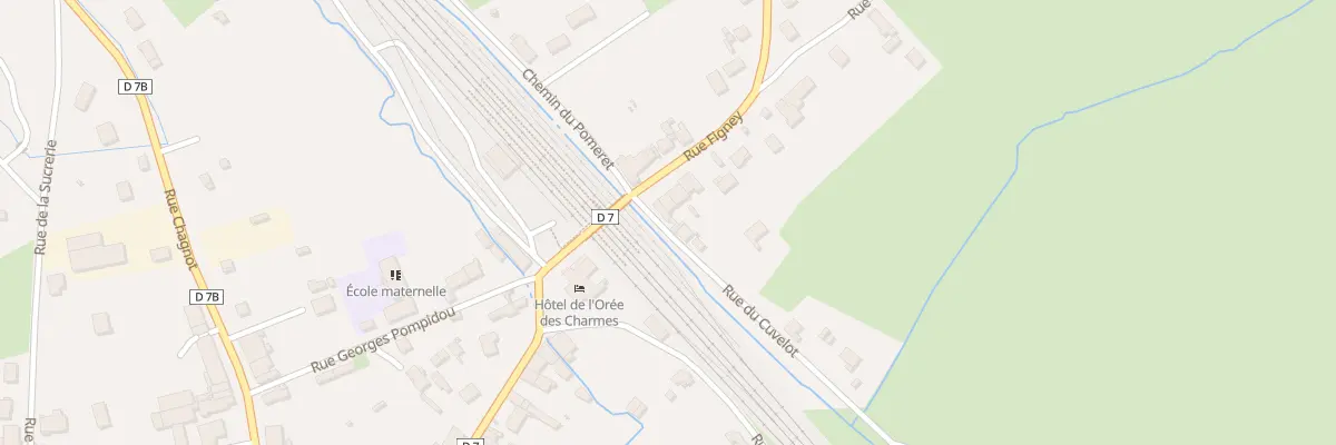 Plan du 1 Rue du Cuvelot à Blaisy-Bas