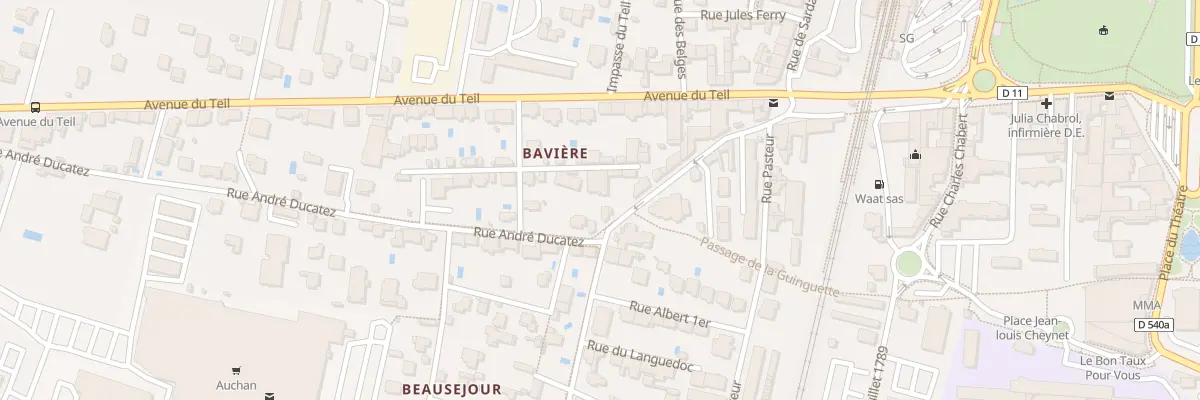 Plan du 18 Rue André Ducatez à Montélimar