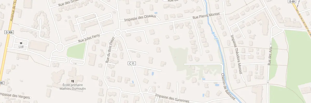 Plan du 480 Rue Jean Carron à Belleville-en-Beaujolais