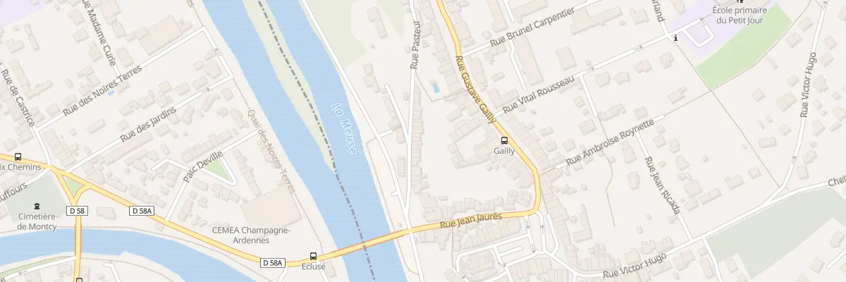 Plan du 32 Rue Pasteur à Montcy-Notre-Dame