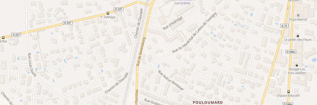 Plan du 8 Rue Mal de Lattre de Tassigny à Montélimar