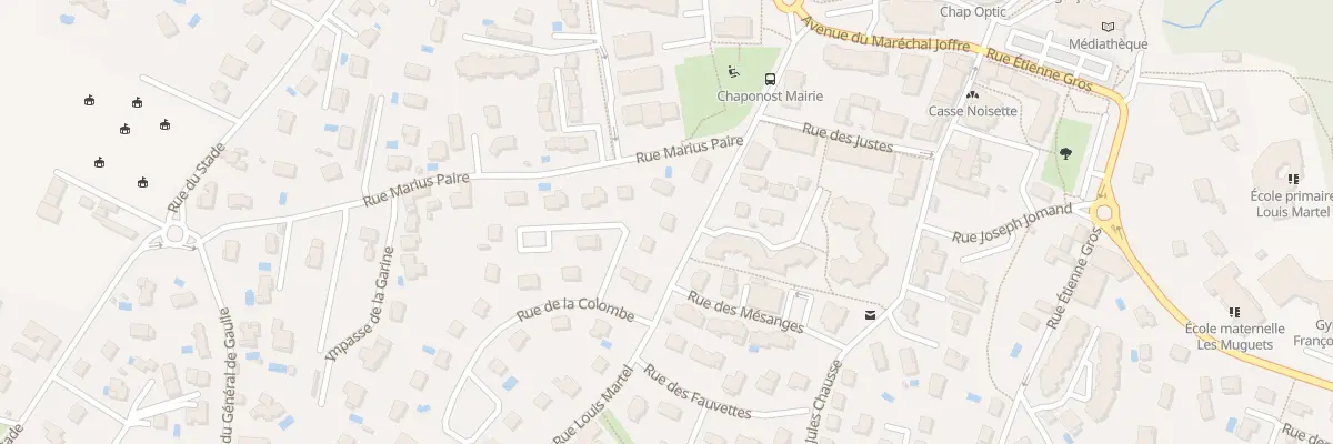 Plan du 8 Rue Louis Martel à Chaponost