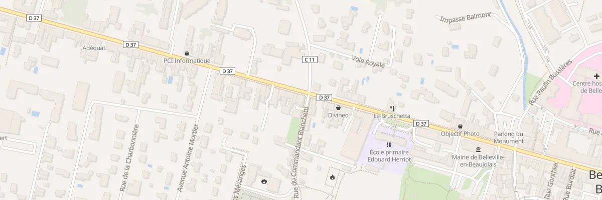 Plan du 131 Rue de la République à Belleville-en-Beaujolais
