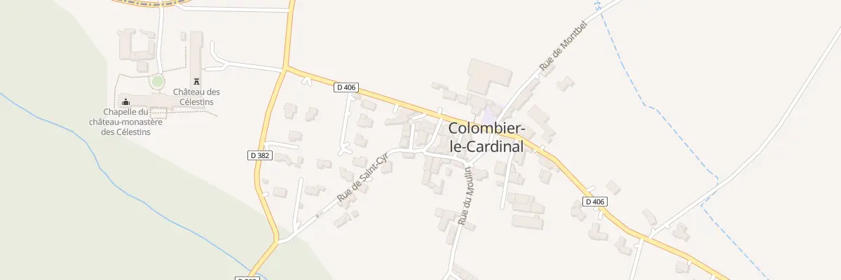 Plan du 5007 Le Village à Colombier-le-Cardinal