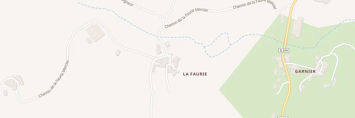 Plan du 489 Che de la Faurie Mercier à Champis