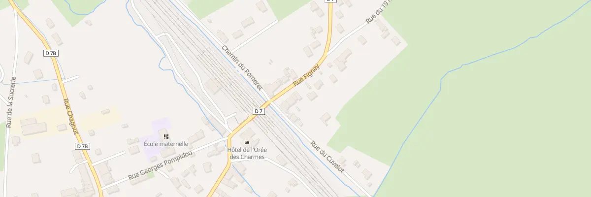 Plan du 6 Rue Figney à Blaisy-Bas
