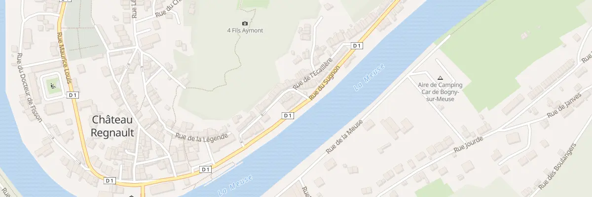 Plan du 19 Rue du Sugnon à Bogny-sur-Meuse