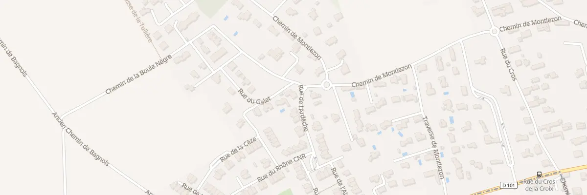 Plan du 2 Che de la Boule Nègre à Montfaucon