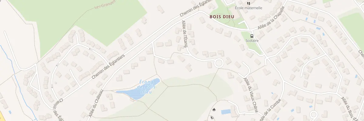 Plan du 8 All de l’Etang à Lissieu