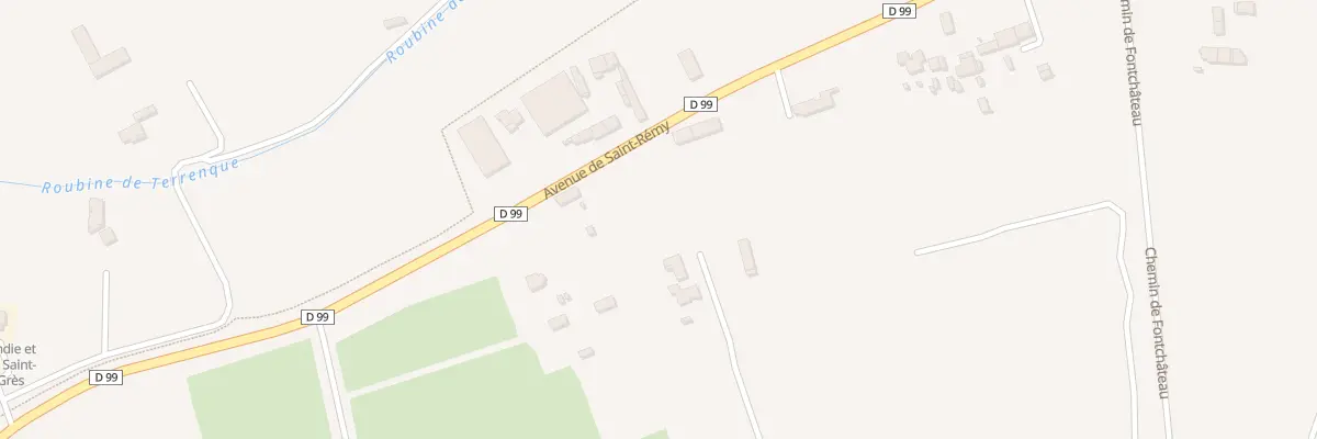Plan du 24 Av de Saint Rémy à Saint-Étienne-du-Grès