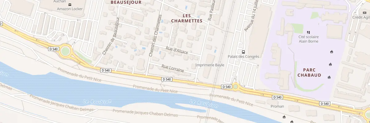 Plan du 3 Rue d’Alsace à Montélimar
