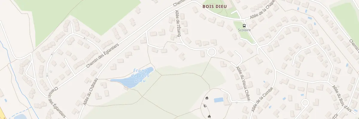 Plan du 10 All de l’Etang à Lissieu