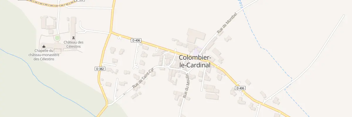 Plan du 5020 Le Village à Colombier-le-Cardinal