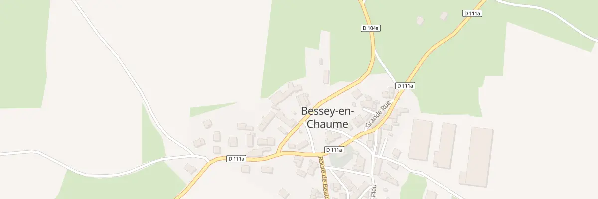 Plan du 1 Rte de Crépey à Bessey-en-Chaume