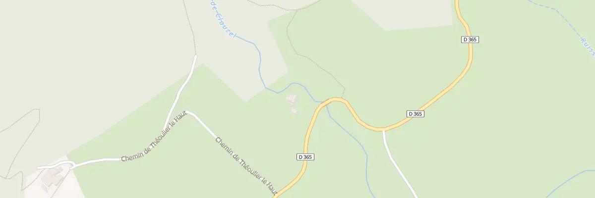 Plan du 1335 Rte de Celles les Bains à Rompon