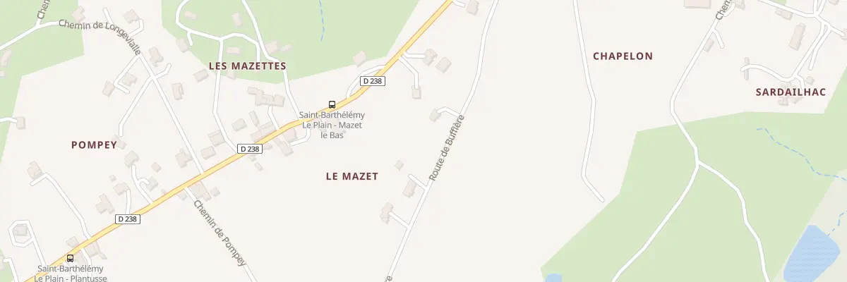 Plan du 254 Rte de Buffiere à Saint-Barthélemy-le-Plain