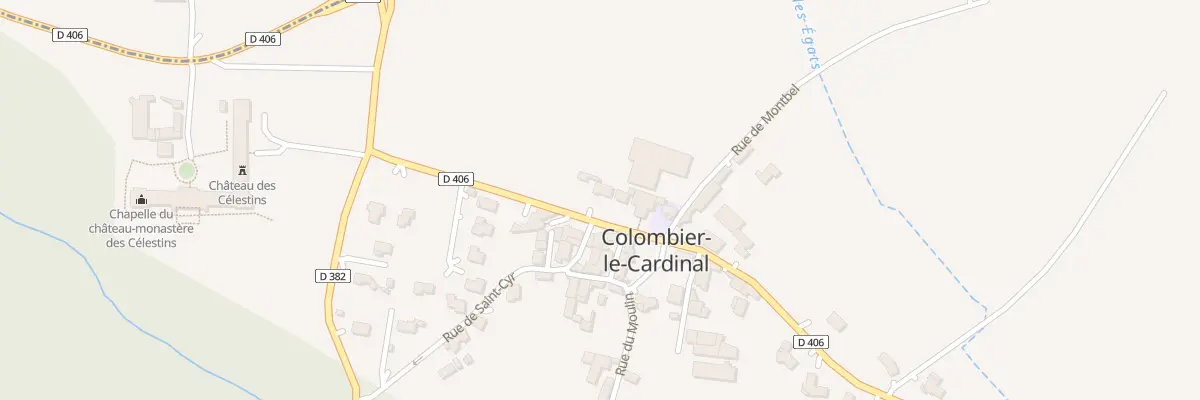 Plan du 5100 Le Champ Carre à Colombier-le-Cardinal