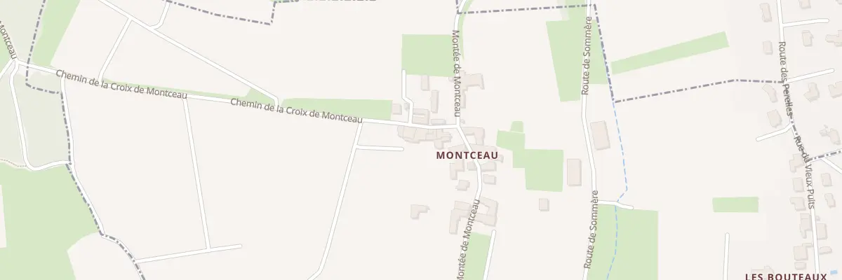 Plan du 5881 Che de la Croix de Montceau à Prissé