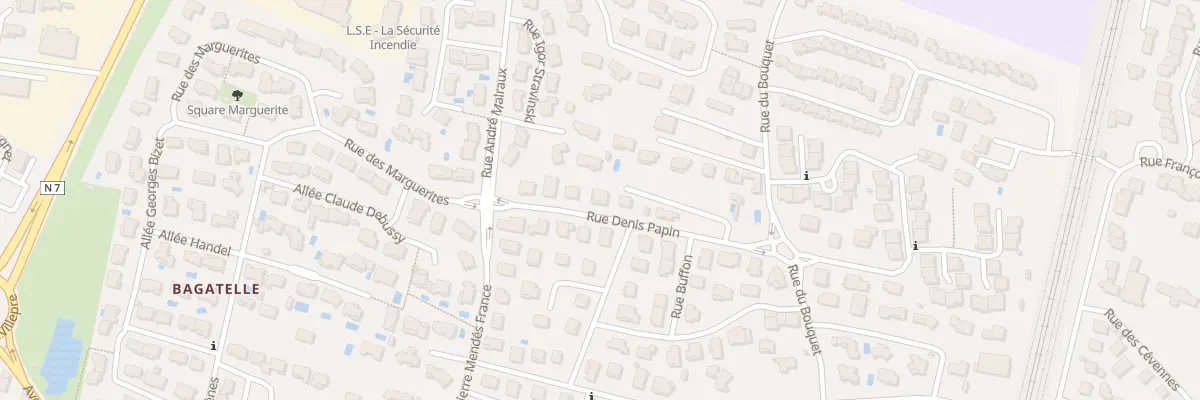 Plan du 6 Rue Denis Papin à Montélimar