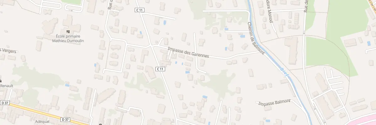 Plan du 96 Imp des Garennes à Belleville-en-Beaujolais