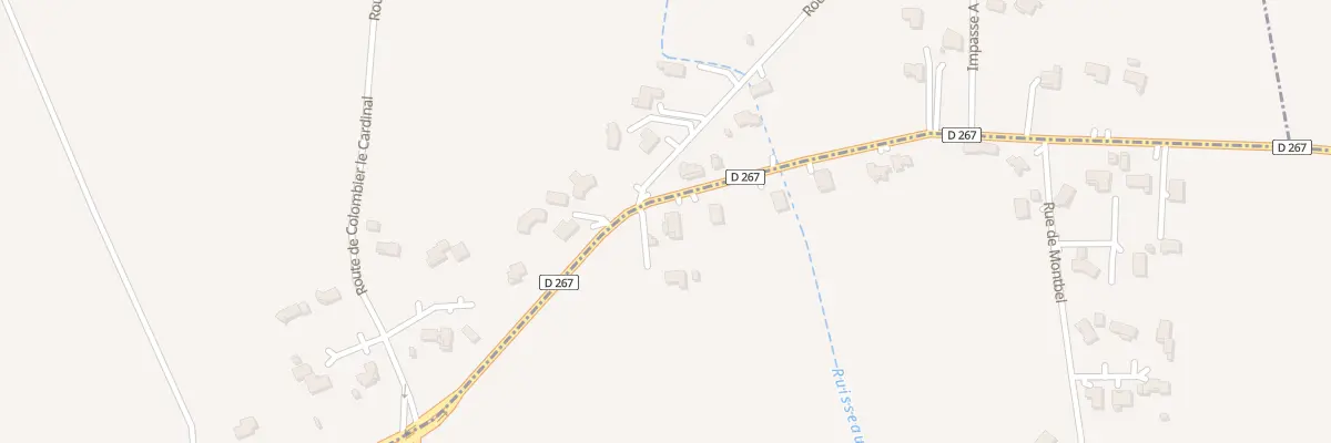 Plan du 5115 Le Champ Carre à Colombier-le-Cardinal