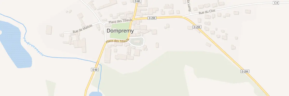 Plan du 5 Rue de l’Eglise à Dompremy
