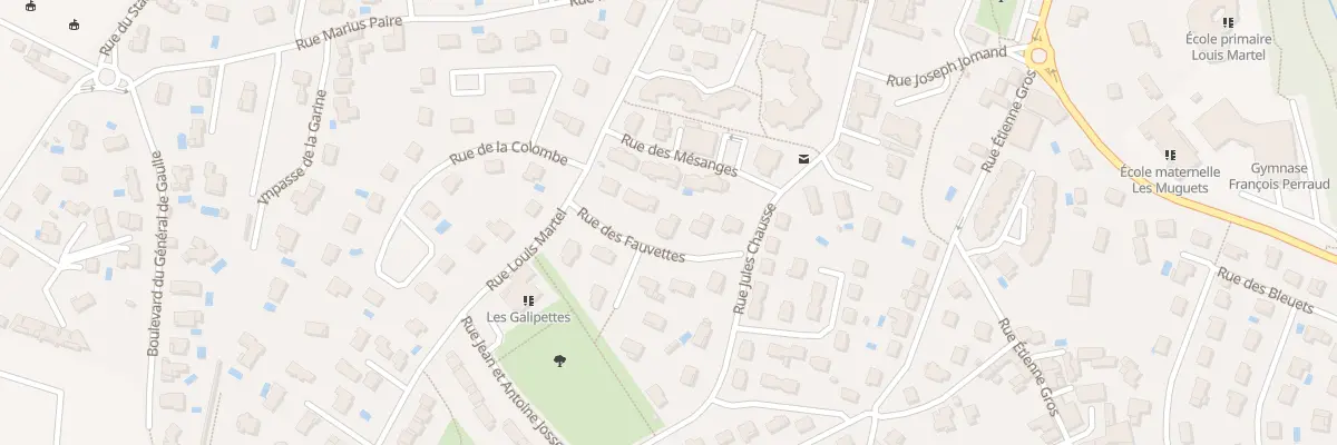 Plan du 3 Rue des Fauvettes à Chaponost