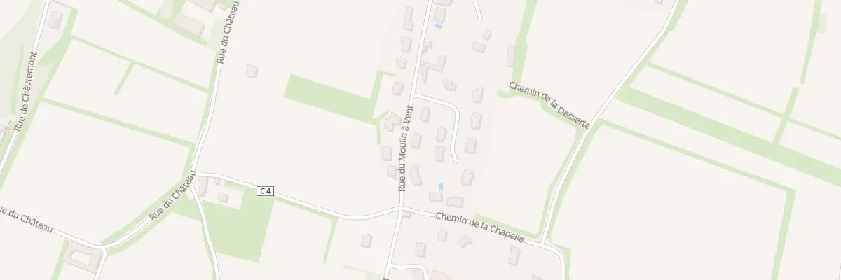 Plan du 25 Rue du Moulin à Vent à Rully