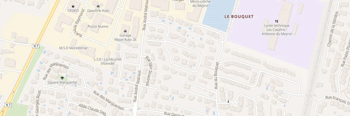 Plan du 27 All Pierre Lubat à Montélimar
