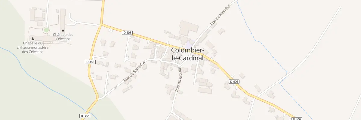 Plan du 5015 Le Village à Colombier-le-Cardinal