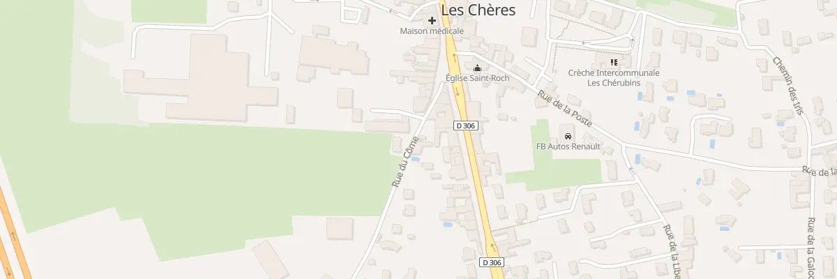 Plan du 7 Rue du Côme aux Chères