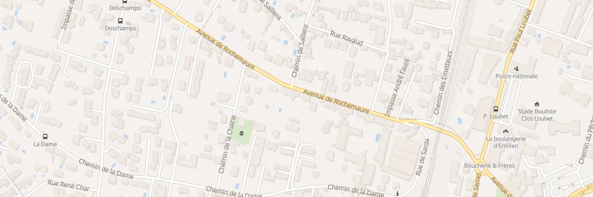Plan du 23 Av de Rochemaure à Montélimar
