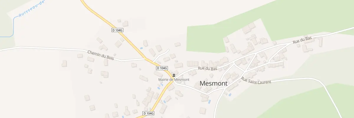 Plan du 4 Imp Saint Laurent à Mesmont