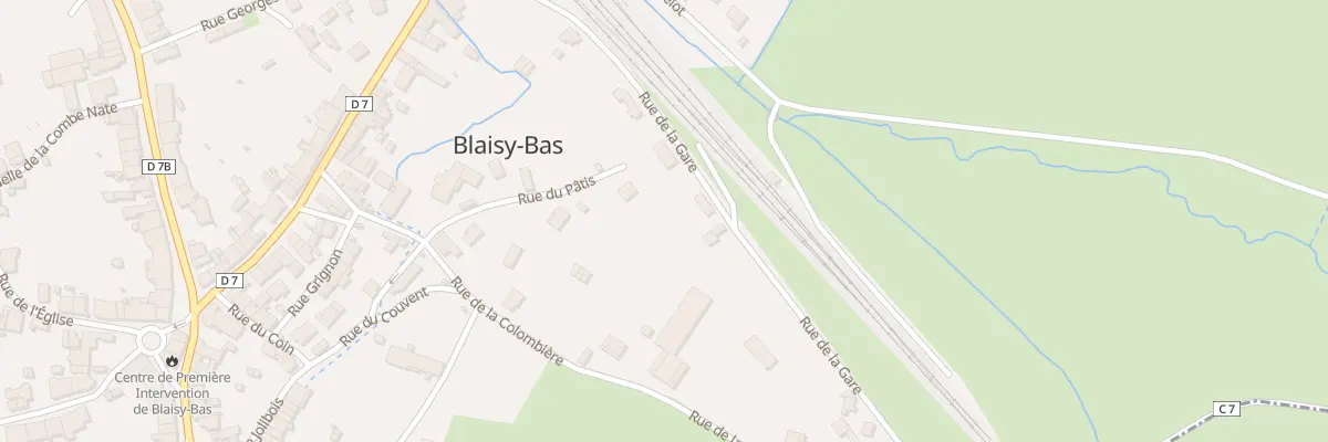 Plan du 12 Rue du Pâtis à Blaisy-Bas