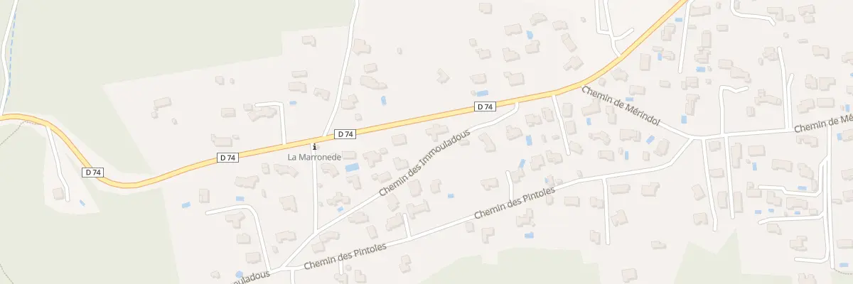 Plan du 6085 Che des Immouladous à Mornas