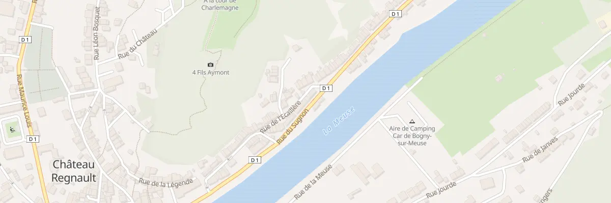 Plan du 37 Rue du Sugnon à Bogny-sur-Meuse
