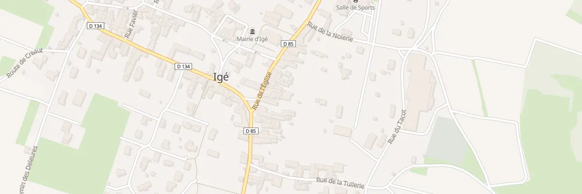 Plan du 5020 Rue de l’Eglise à Igé