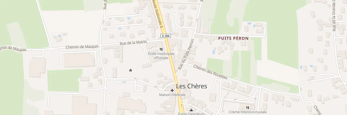 Plan du 37 Rte Nationale 6 aux Chères