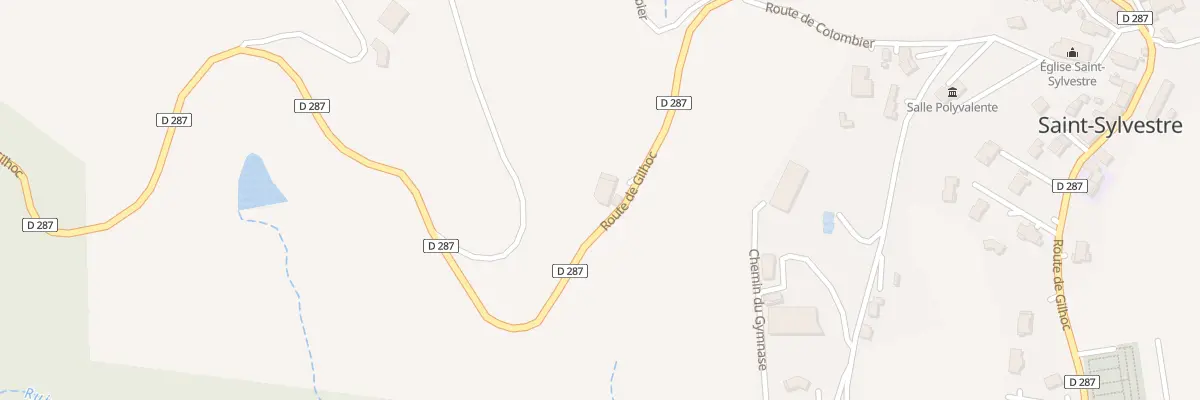 Plan du 1360 Rte de Gilhoc à Saint-Sylvestre