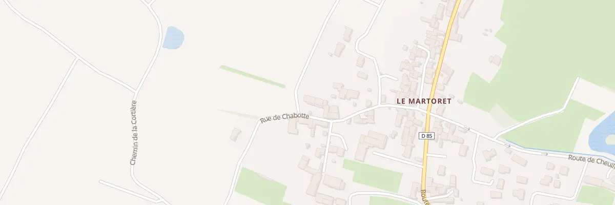 Plan du 180 Rue de Chabotte à Igé