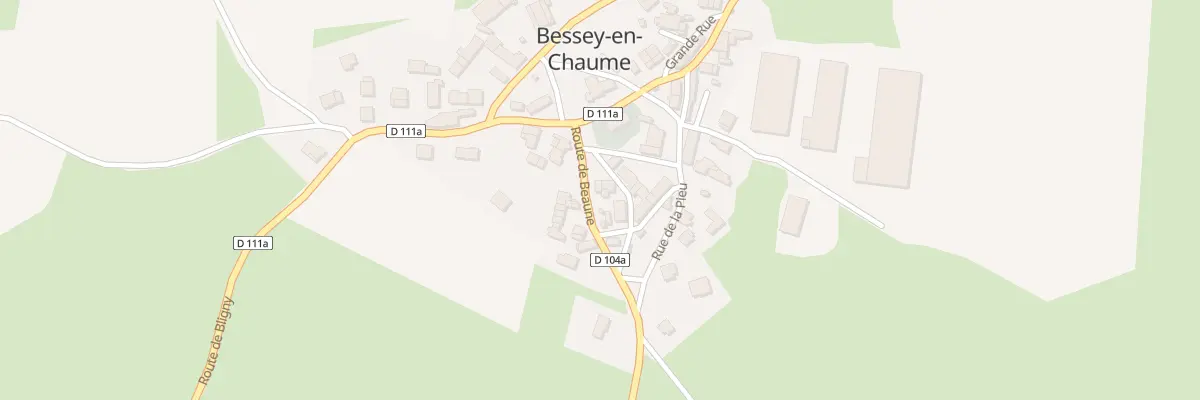 Plan du 8 Rte de Beaune à Bessey-en-Chaume