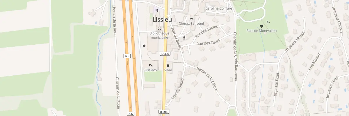 Plan du 18 Rue du Bourg à Lissieu