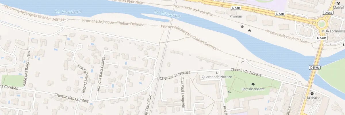 Plan du 22B Che de Nocaze à Montélimar
