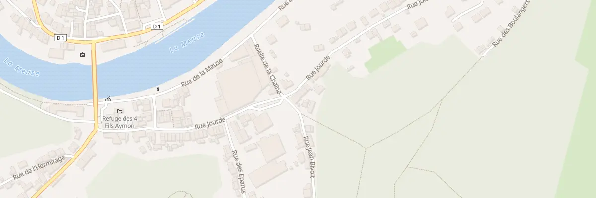 Plan du 75 Rue Jourde à Bogny-sur-Meuse