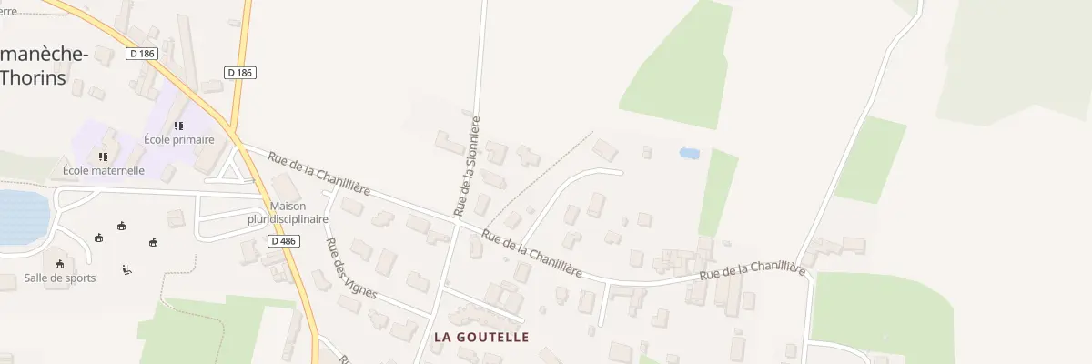 Plan du 5467A Rue de la Chanillière à Romanèche-Thorins