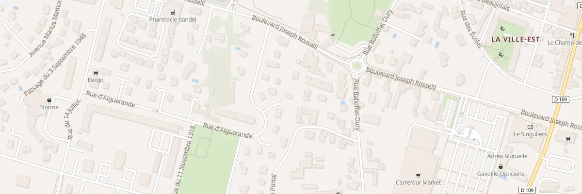 Plan du 15 Rue d’Aiguerande à Belleville-en-Beaujolais