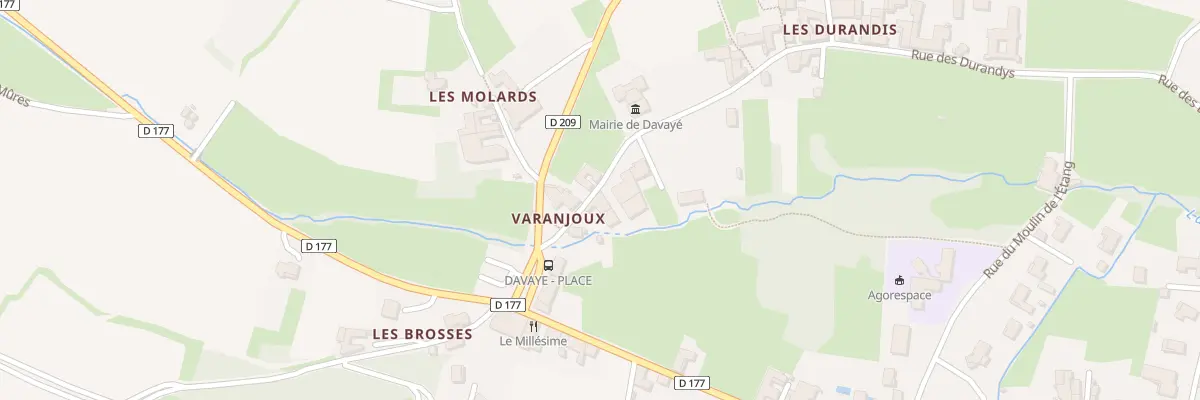Plan du 10 Rue de la Mairie à Davayé