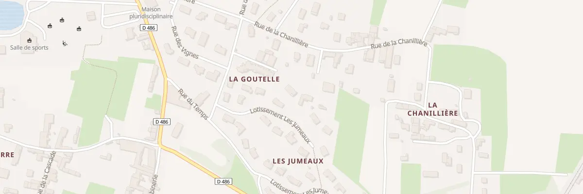 Plan du 5945F Lot les Jumeaux à Romanèche-Thorins