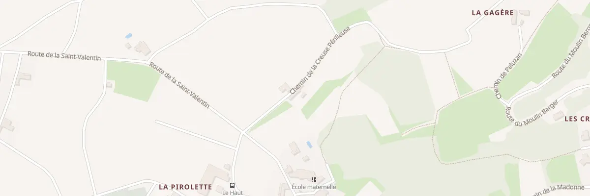 Plan du 100 Che de la Creuse Périlleuse à Saint-Amour-Bellevue